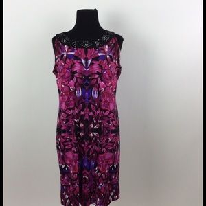 Allison Daley Womens floral Print Dress